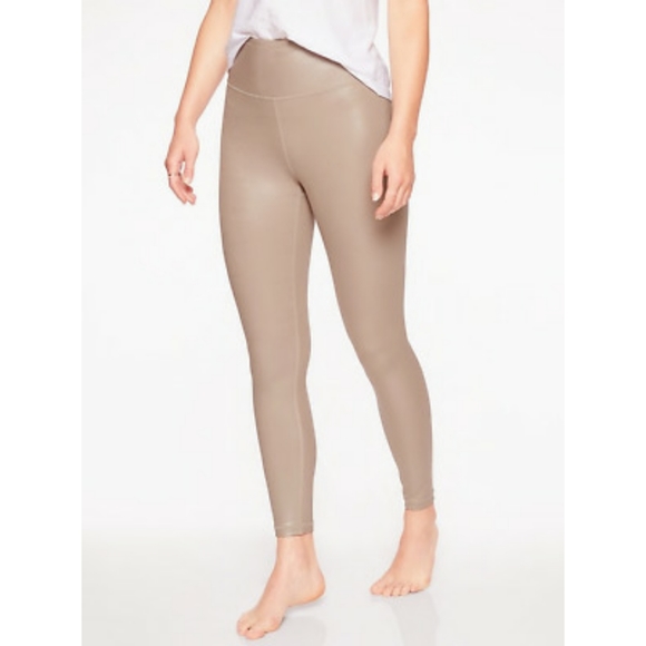 Athleta Pants - Athleta Elation Gold Shimmer Leggings